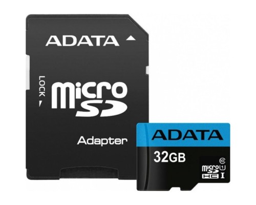 Карта памяти Adata Premier microSDHC 32GB Class 10 UHS-I U1 (85/25MB/s) + ADP