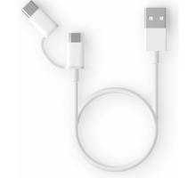 Кабель Xiaomi ZMI 2 in1 USB Type-C/Micro 30см (AL511) белый