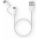 Кабель Xiaomi ZMI 2 in1 USB Type-C/Micro 30см (AL511) белый