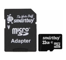 Карта памяти Smartbuy PRO microSDHC 32GB Class 10 UHS-I(U3) 90/80 Mb/s + ADP
