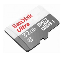 Карта памяти SanDisk Ultra microSDHC 32GB Class 10 UHS-I (80MB/s) без адаптера