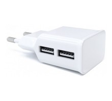 СЗУ адаптер 2 USB (модель NT-2A), 2.1A белый, Redline