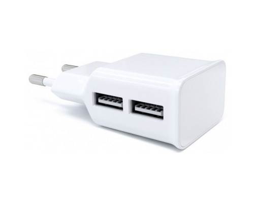СЗУ адаптер 2 USB (модель NT-2A), 2.1A белый, Redline