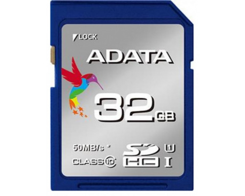 Карта памяти Adata Premier SDHC 32GB Class 10 UHS-I U1