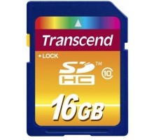 Карта памяти Transcend SDHC 16GB Class 10 30MB/s, TS16GSDHC10