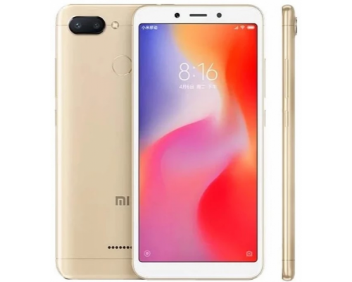 Смартфон Xiaomi RedMi 6 4/64Gb Gold (Золотистый)