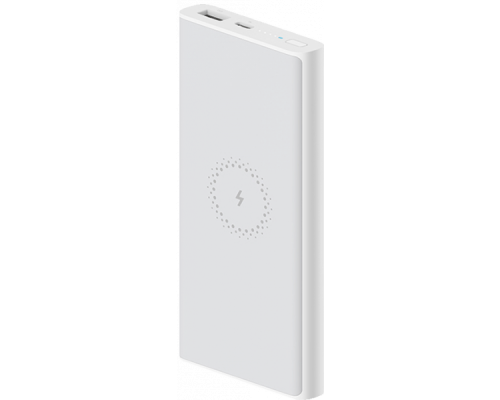 Внешний аккумулятор с поддержкой беспроводной зарядки Xiaomi Wireless Power Bank Youth 10000mAh VXN4279CN белый