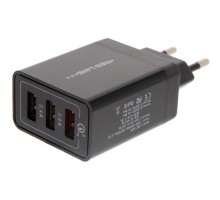 СЗУ адаптер Tech 3 USB (модель NQC-3A) Qick charge 3.0 черный, Redline