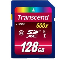 Карта памяти Transcend SDXC 128GB Class 10 UHS-I U1 90MB/s, TS128GSDXC10U1