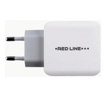 СЗУ адаптер 2 USB (модель Y-2) 2,4A Fast Charge белый, Redline