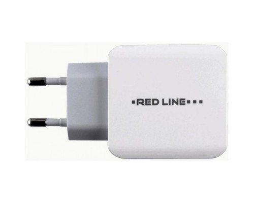 СЗУ адаптер 2 USB (модель Y-2) 2,4A Fast Charge белый, Redline