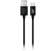Дата-кабель BoraSCO USB - Type C, 2А 1м, черный