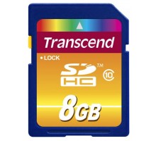 Карта памяти Transcend SDHC 8GB Class 10 30MB/s, TS8GSDHC10