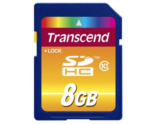 Карта памяти Transcend SDHC 8GB Class 10 30MB/s, TS8GSDHC10