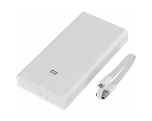 Внешний аккумулятор Xiaomi Mi Power Bank 2C 20000 mah White