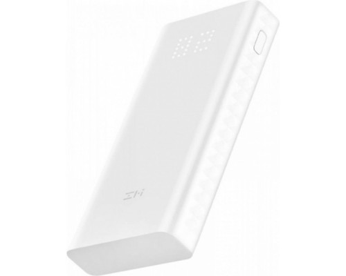 Внешний аккумулятор Xiaomi Mi Power Bank ZMI Aura 20000 mAh Micro USB/Type-C QB821 белый