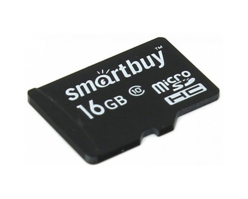 Карта памяти Smartbuy microSDHC 16GB Class 10 UHS-I с адаптером SD