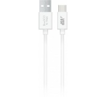 Дата-кабель BoraSCO USB - Type C, 2А 1м, белый