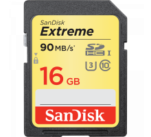 Карта памяти Sandisk Extreme Pro SDHC 16GB class 10 UHS-3 (90/40MB/s)