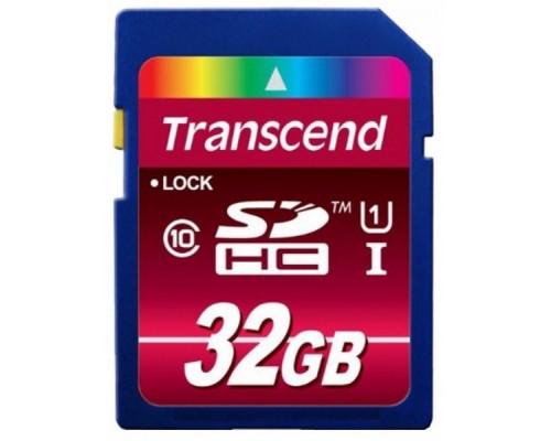 Карта памяти Transcend SDHC 32GB Class 10 UHS-I 90MB/s, TS32GSDHC10U1