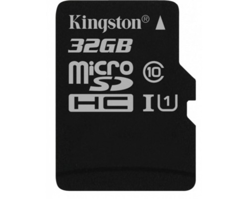 Карта памяти Kingston microSDHC 32GB Class 10 UHS-I U1 Canvas Select до 80MB/s без адаптера